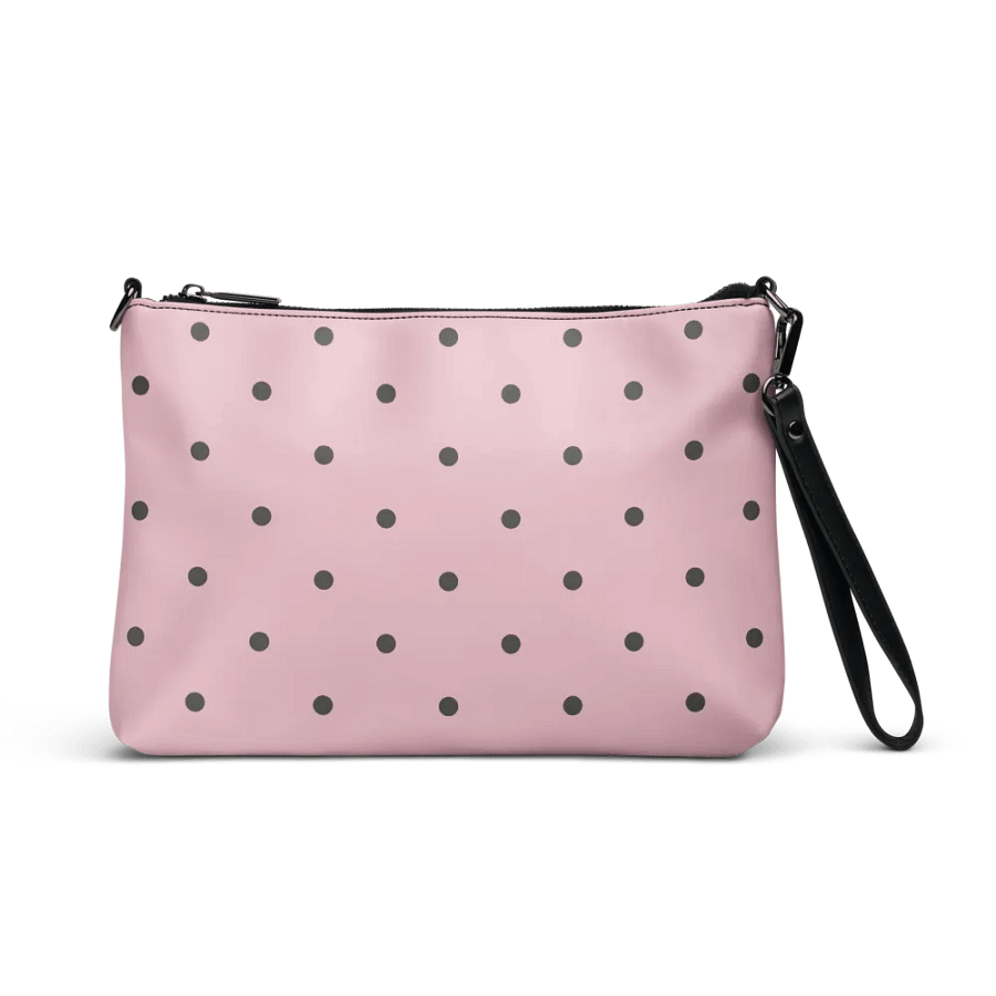 Pink with Grey Dots Crossbody Bag product image (4)