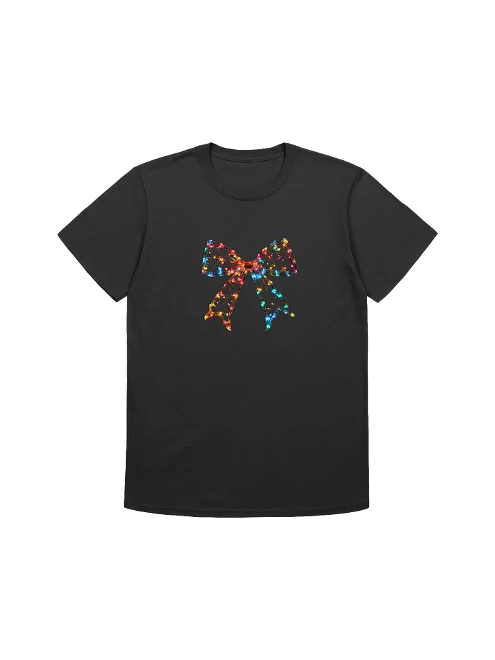 Christmas Lights Coquette Bow Unisex T-Shirt product image (7)