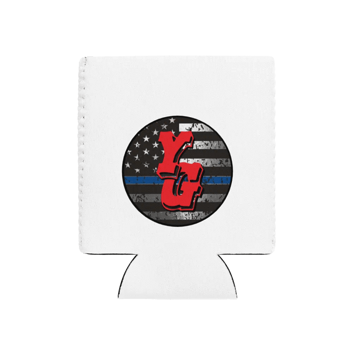 Thin Blue Line Graffiti Can Cooler product image (1)