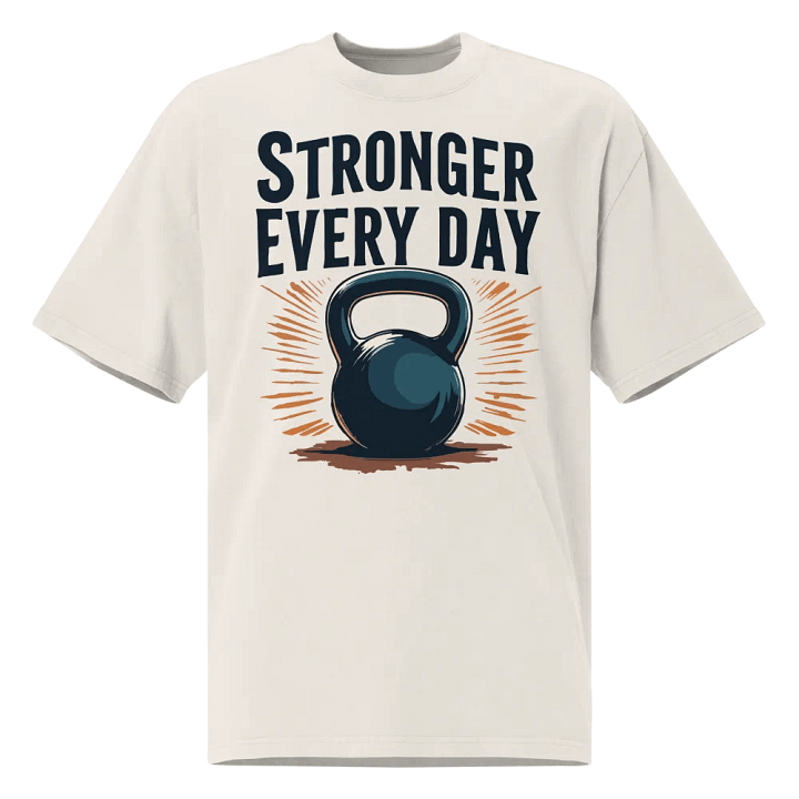 Stronger Every Day Oversized T-Shirt product image (1)