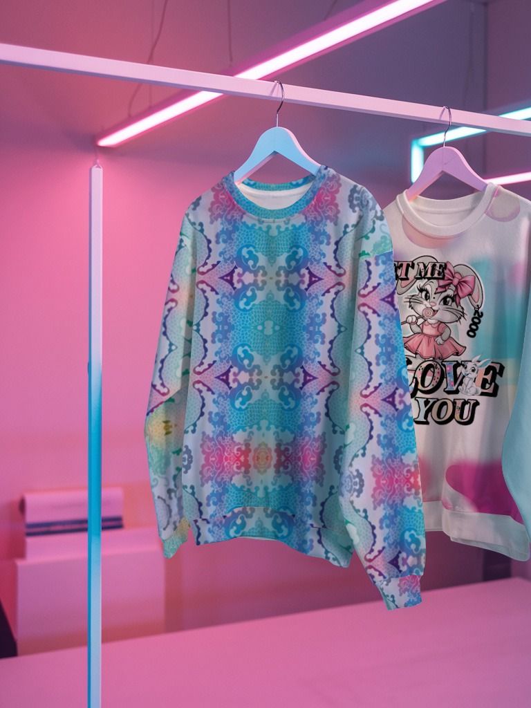 Pastel Incarnation Recycled Unisex Sweatshirt product image (1)
