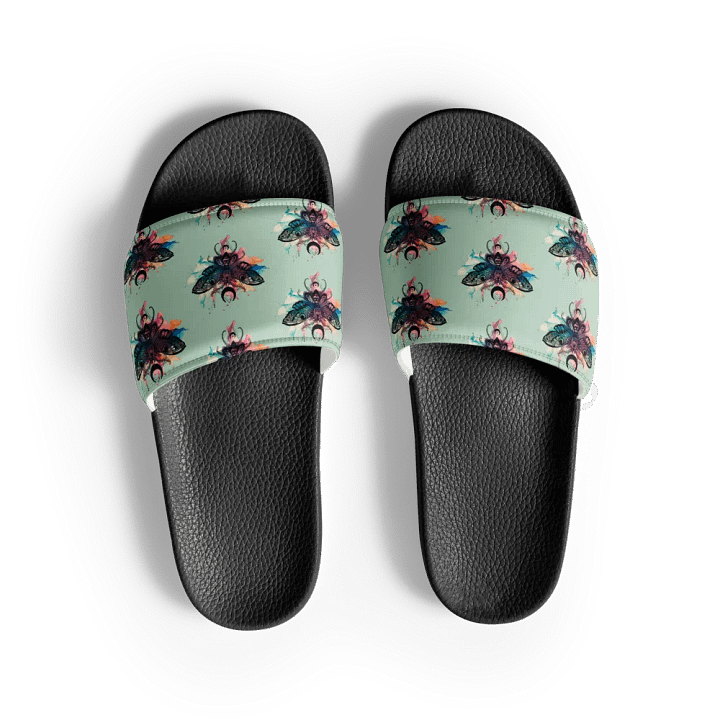 Skull Moth Comfort Women's Slides product image (1)