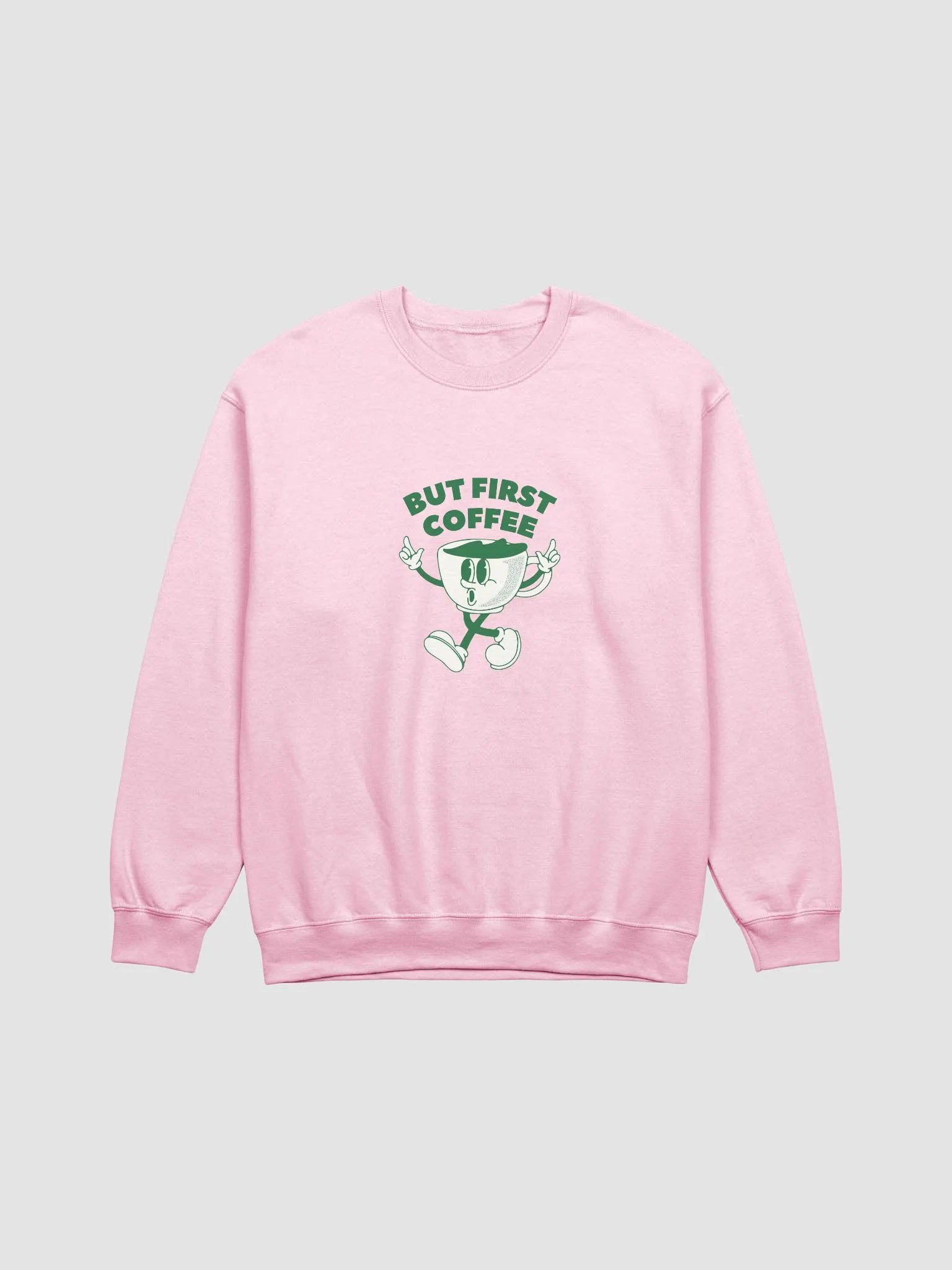 But First Coffee | Vintage Coffee Cup Crewneck Sweatshirt product image (1)