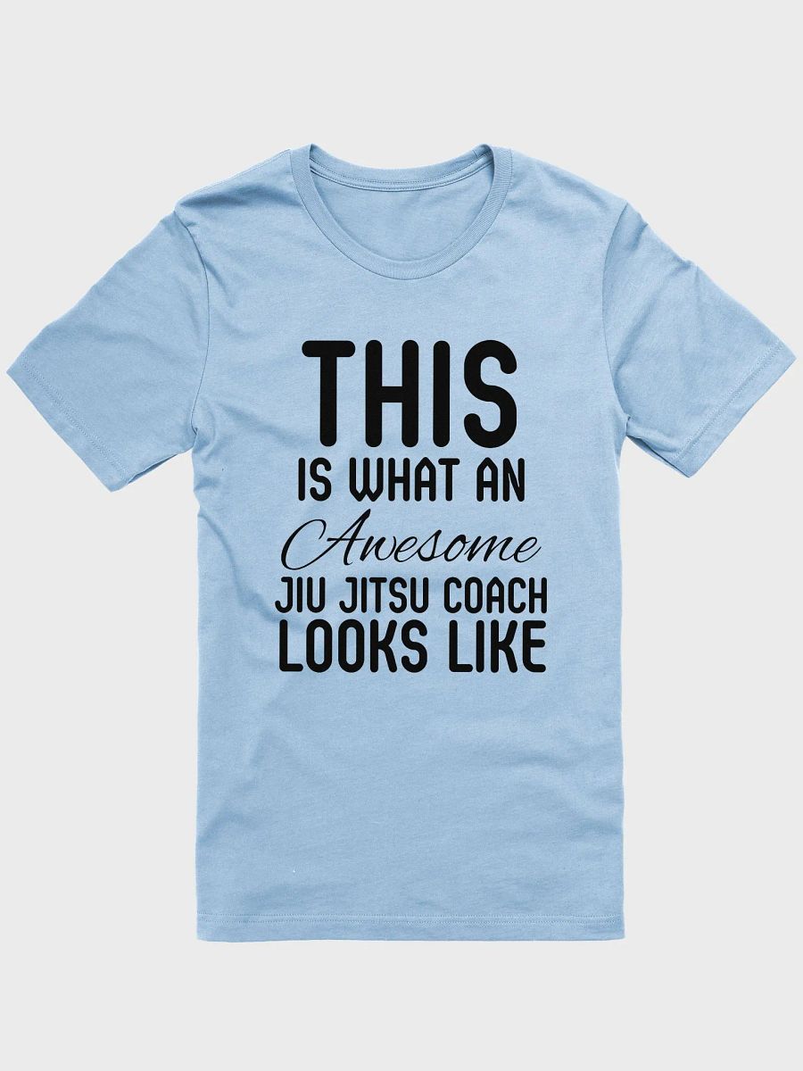 Awesome Jiu Jitsu Coach Looks Like This Is What An - Unisex T-shirt Bella Canvas 3001 product image (3)