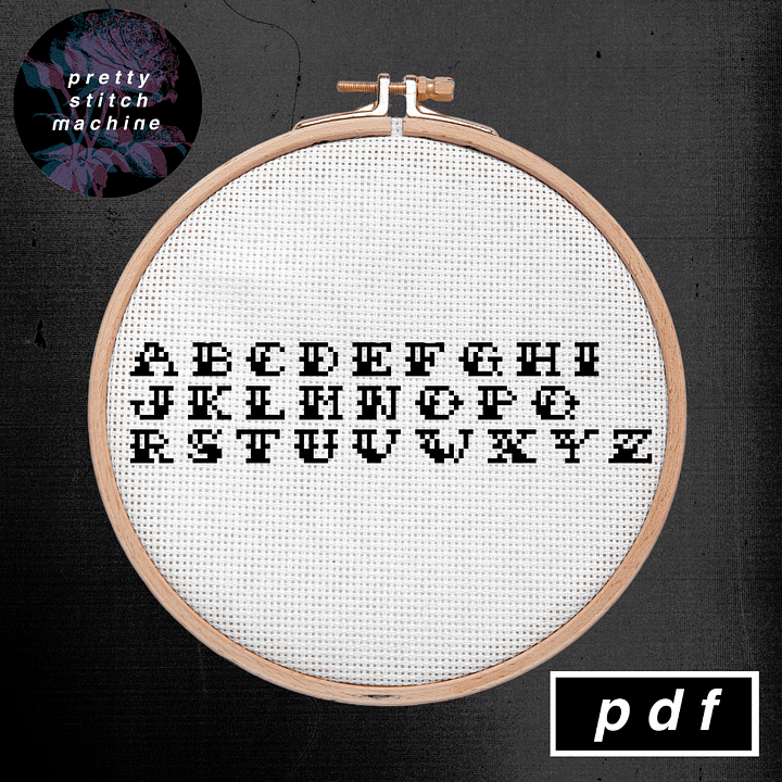 Traditional Tattoo Alphabet / Font Pattern product image (1)