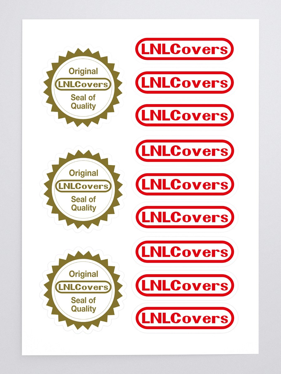 LNLCovers Retro Logos - Kiss Cut Sticker Sheet product image (3)