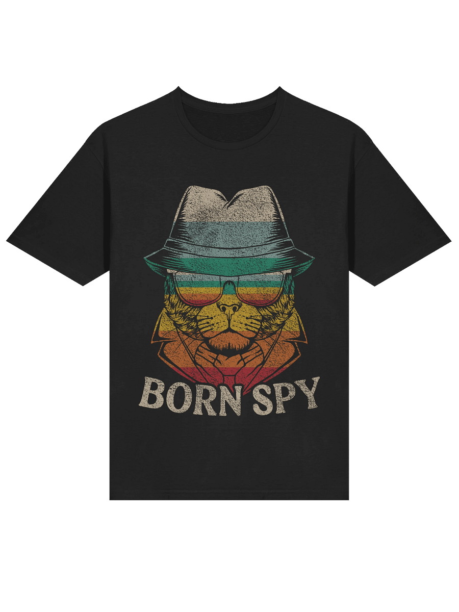 Born Spy Retro Cat T-Shirt product image (18)