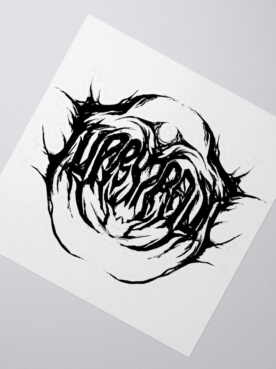 Furry Trash Metal Logo Sticker product image (2)