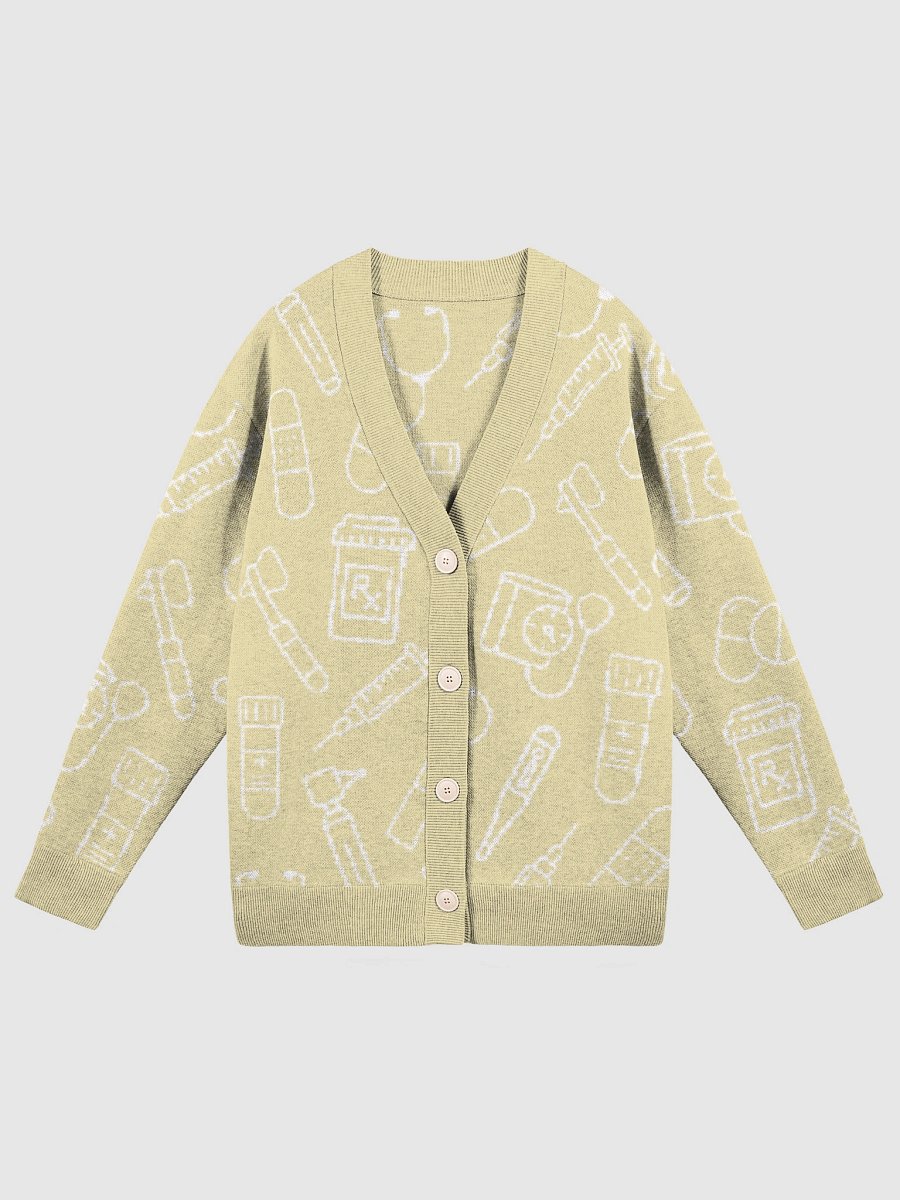 clinic cardigan (mellow yellow) product image (1)