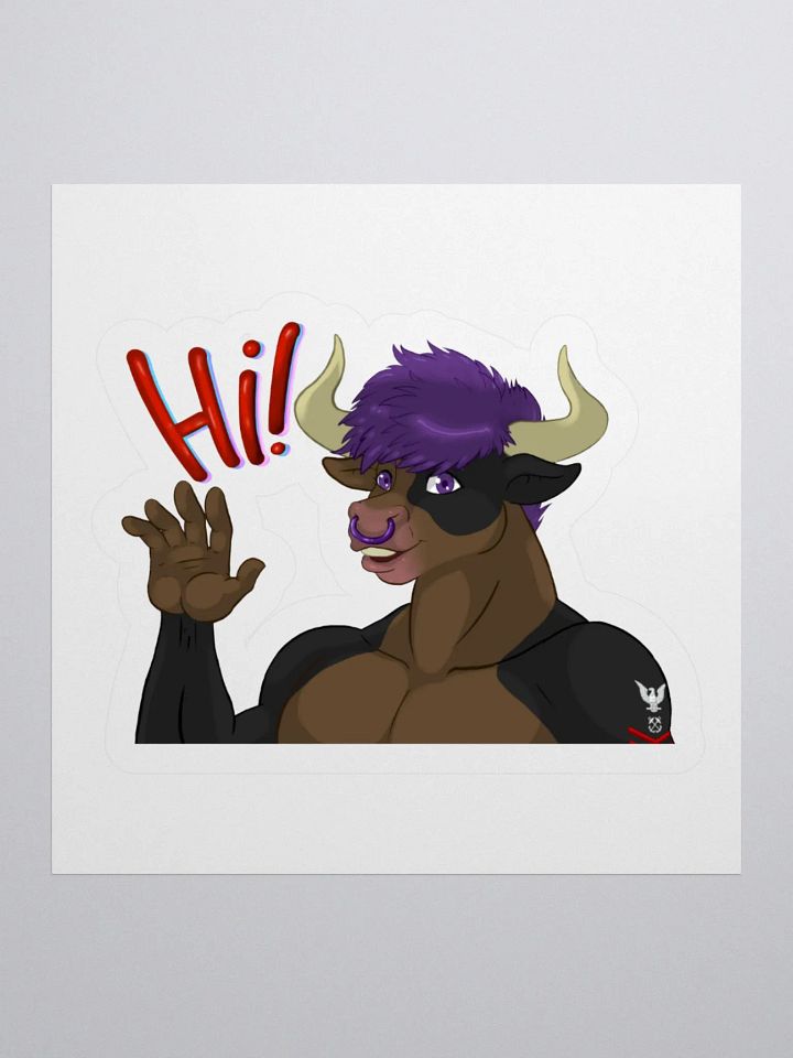 Yuuma "Hi!" Emote Sticker product image (1)