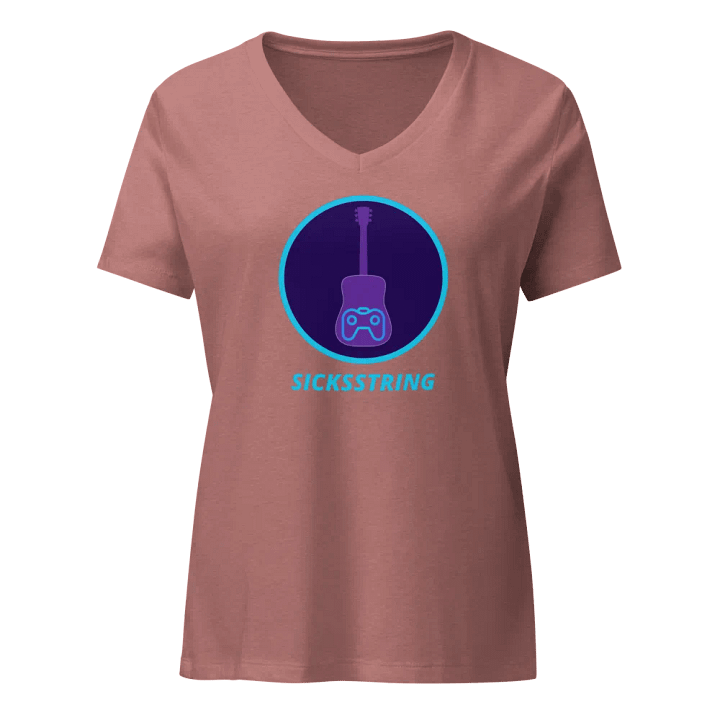 Pink V neck product image (1)