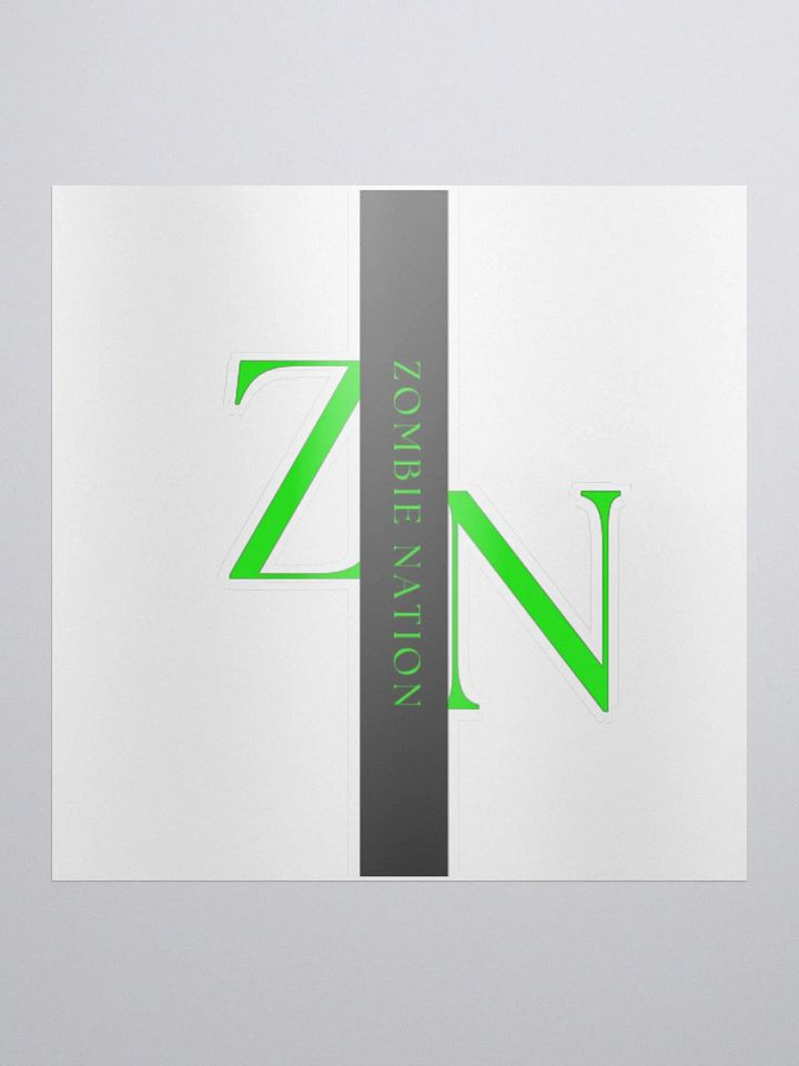 Zombie Nation sticker (green) product image (1)