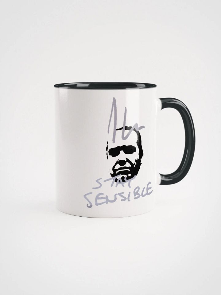 Jon Hare Stay Sensible Ceramic Mug with Color Inside product image (1)