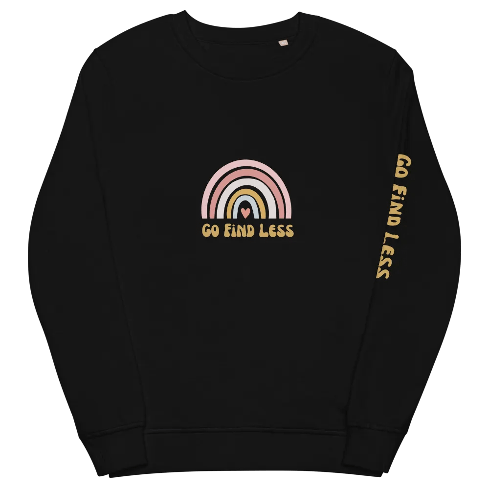 Go Find Less - Unisex Organic Cotton Sweatshirt product image (8)