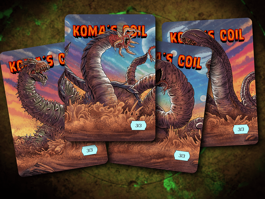Koma's Coil (Set of 4) Full Art Tokens! product image (2)