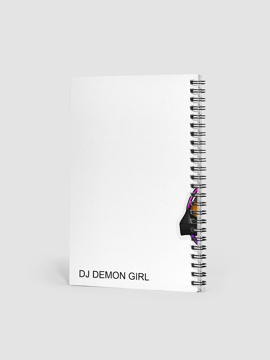 DJ Demon Girl Spiral Notebook product image (2)