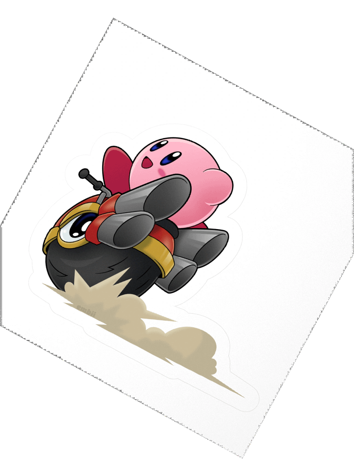 kirby wheelie sticker product image (4)