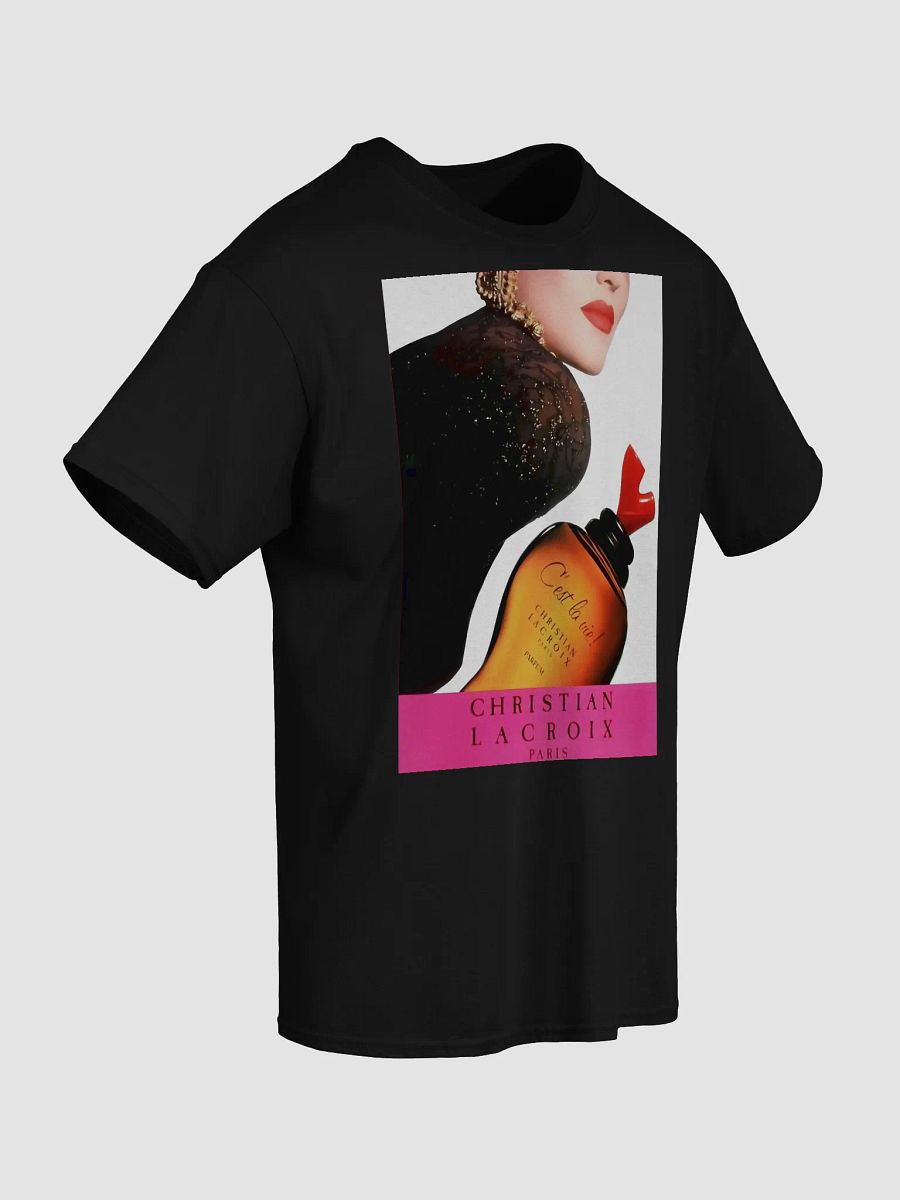 C'EST LA VIE Black Short Sleeve T-Shirt product image (2)