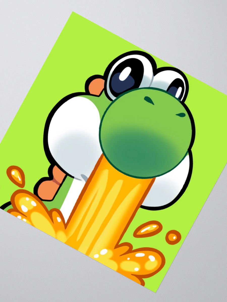 MARIOTHON YOSHI STICKER product image (2)