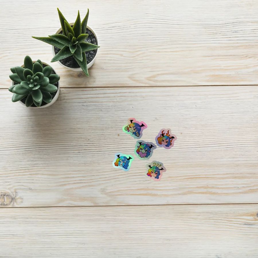 Holographic Emote Stickers product image (10)