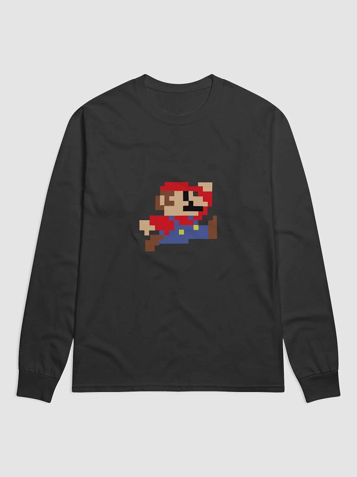 Pixelated Mario Long Sleeve product image (2)