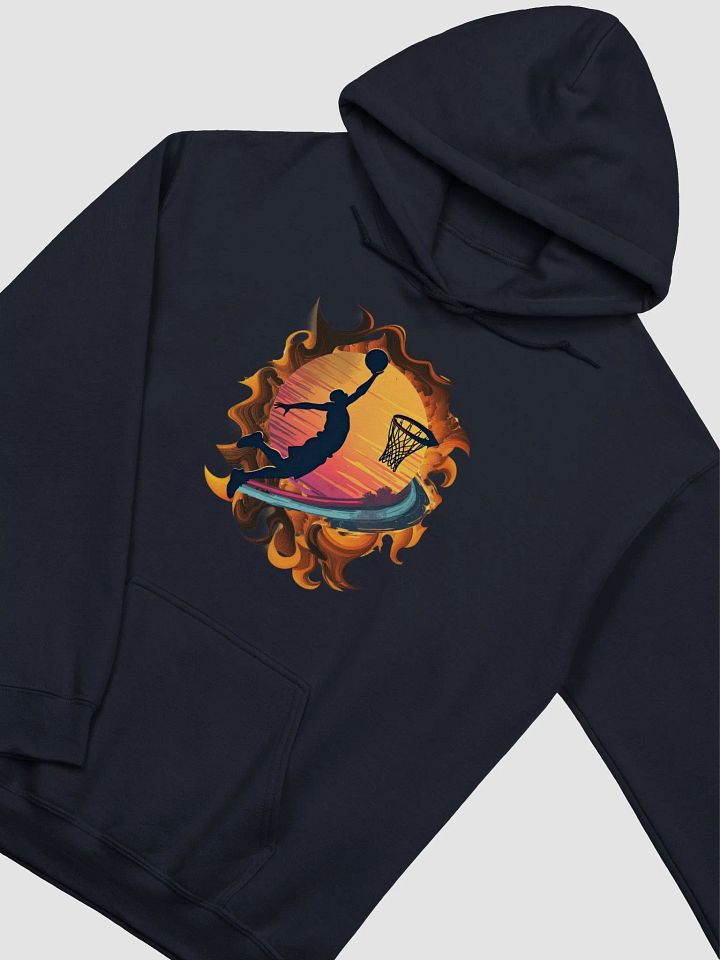 Space Shooter Basketball Sunset Slam Dunk Hoodie product image (14)