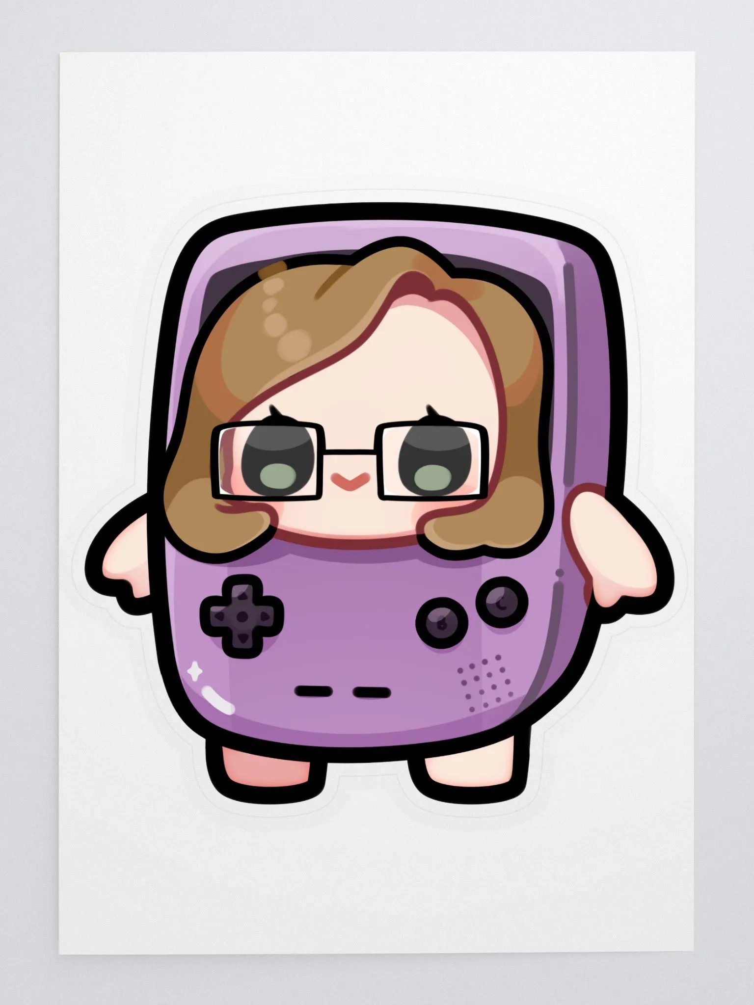 retro handheld sticker product image (1)