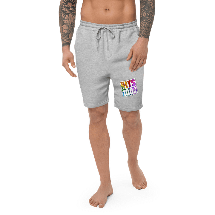 Hits Pride Men's Grey Fleece Shorts product image (1)