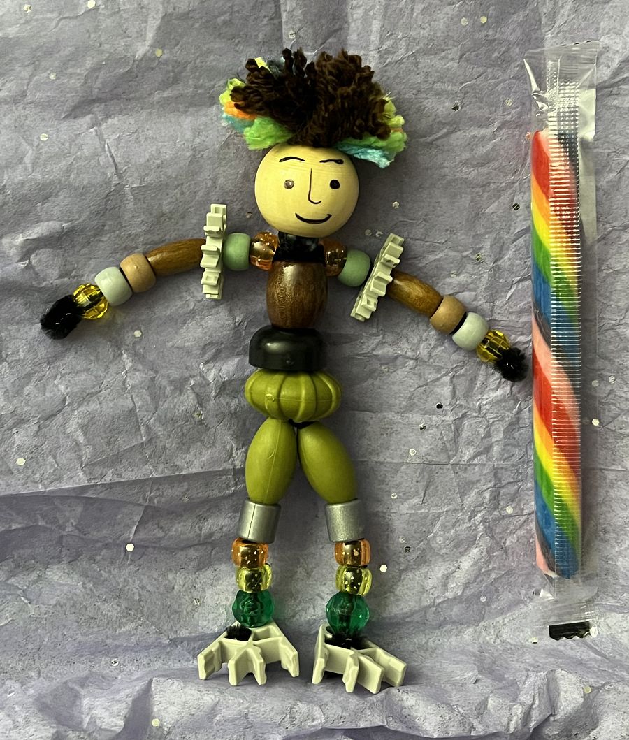 Steampunk Build A Bead Folk ~Boy Kit product image (5)