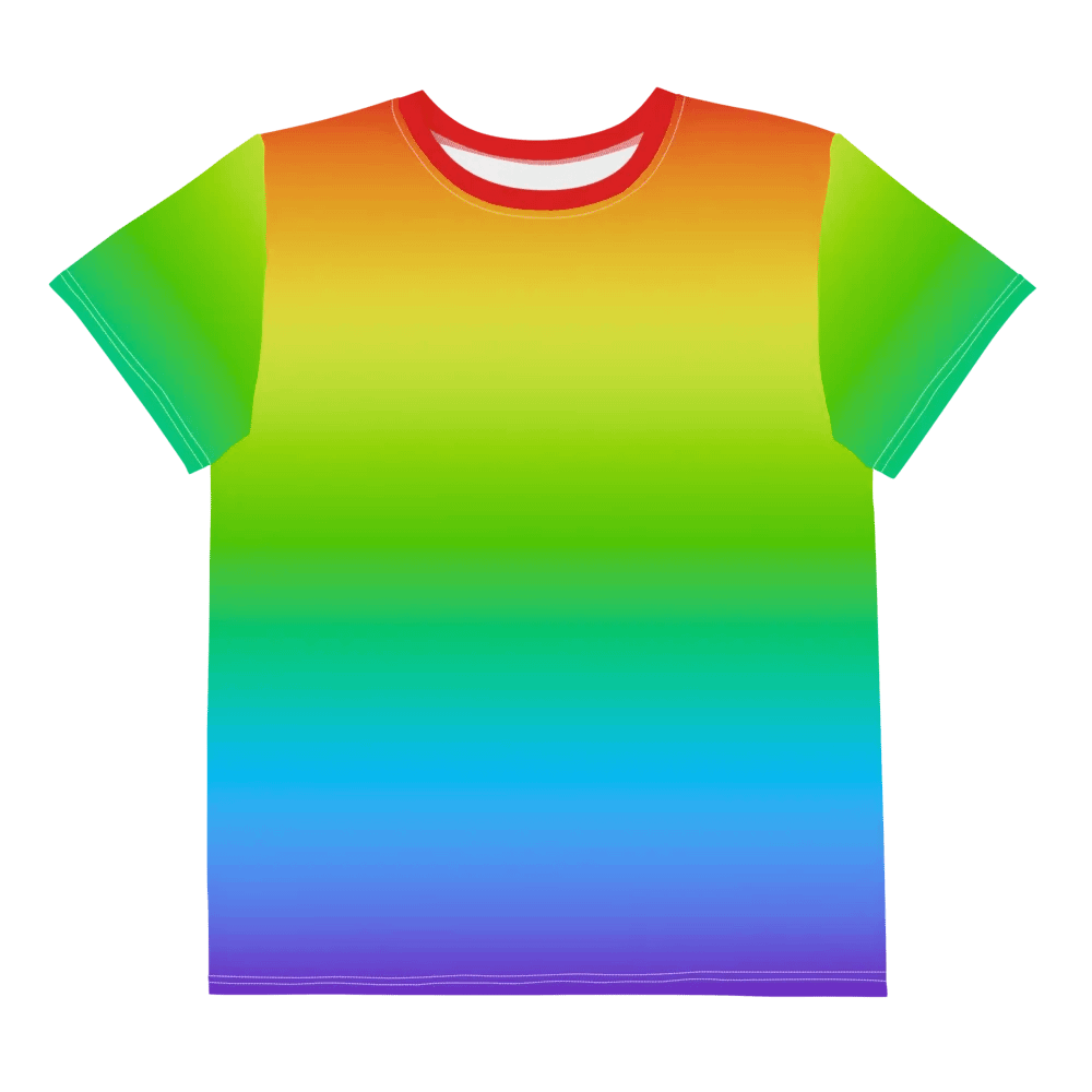Rainbow Youth Crew Neck T-Shirt product image (11)