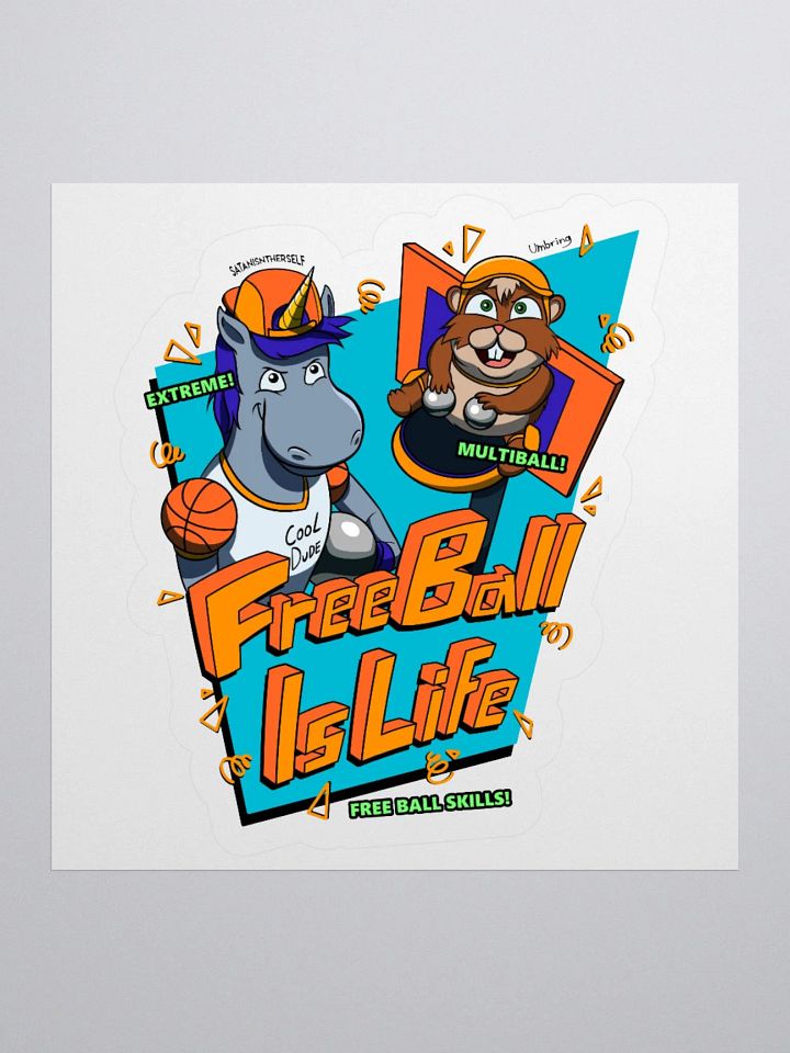 Free Ball is Life Sticker product image (1)