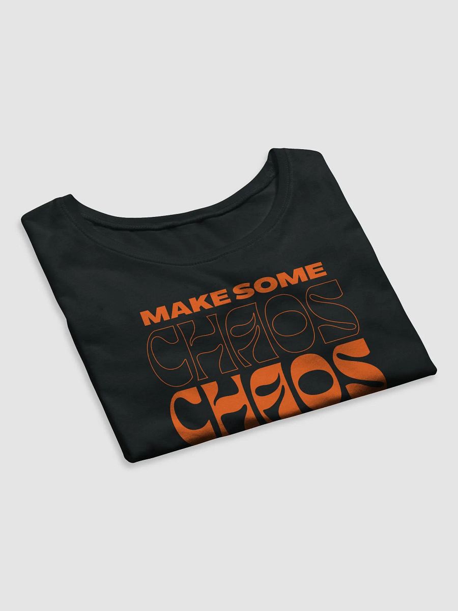 Make Some Chaos Womens Printed Crop Top product image (4)