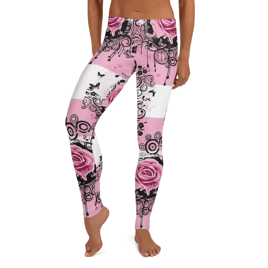 Romantic Rose All-Over Print Leggings product image (9)