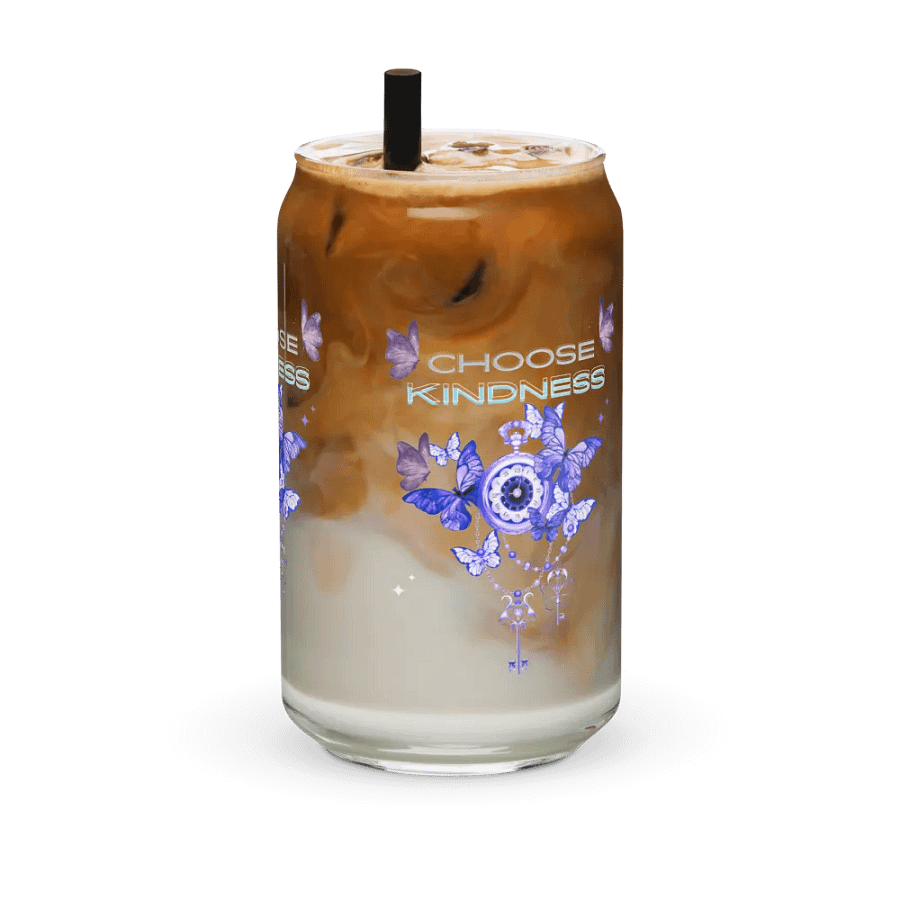 Choose Kindness Can shaped Glass product image (42)
