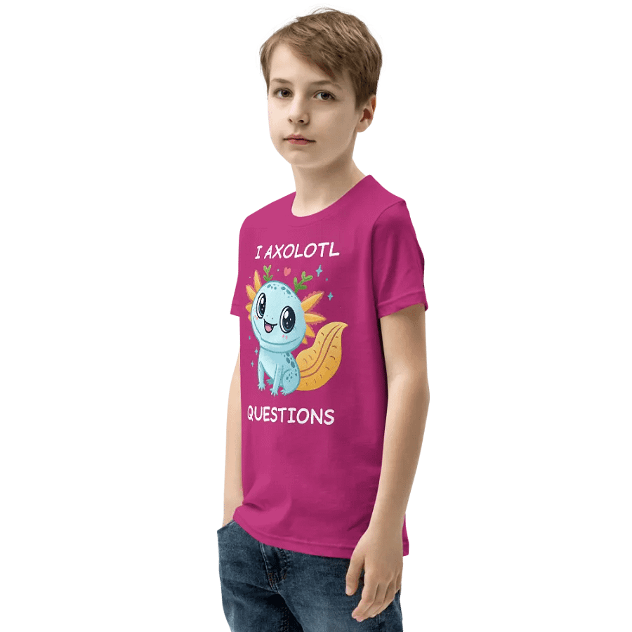 I Axolotl Questions Youth T-Shirt product image (33)