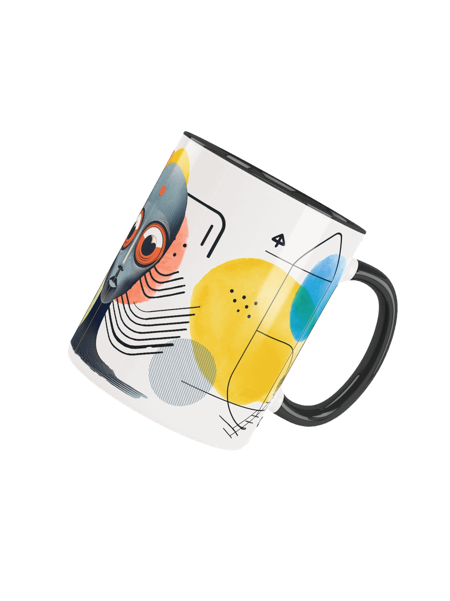 Abstract Art Coffee Mug: STARE INTO YOUR SOUL product image (6)