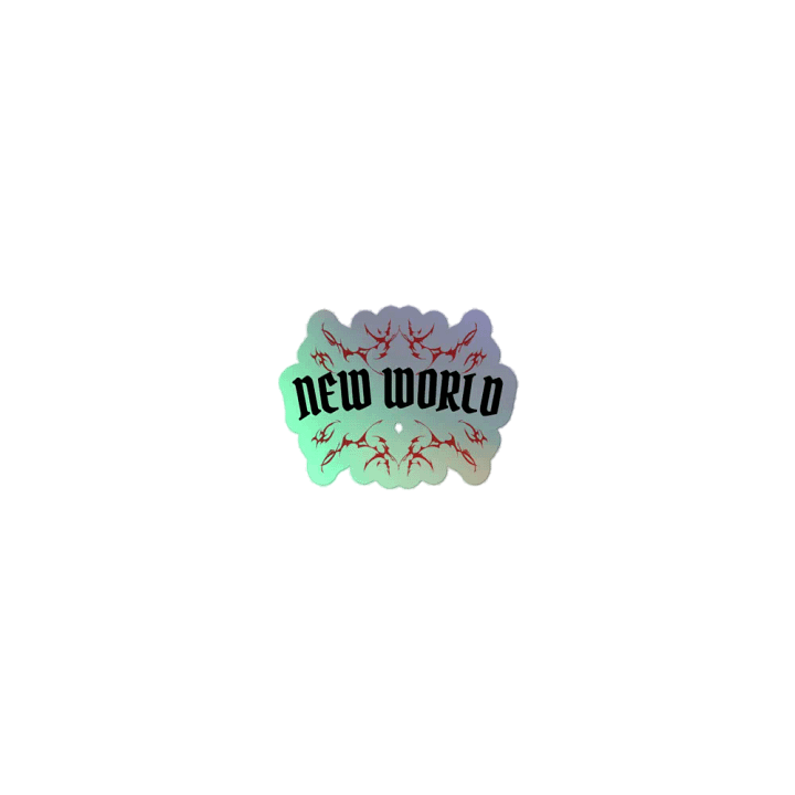 NEW WORLD STICKER product image (1)
