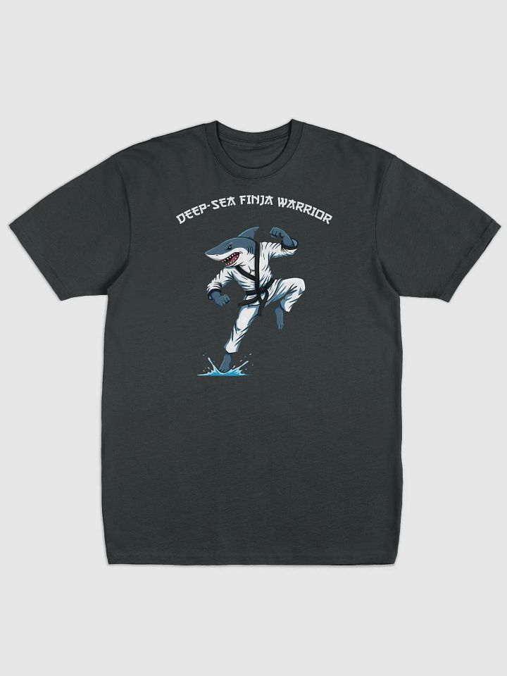 Deep-Sea Finja Warrior – Funny Shark Karate T-Shirt product image (2)