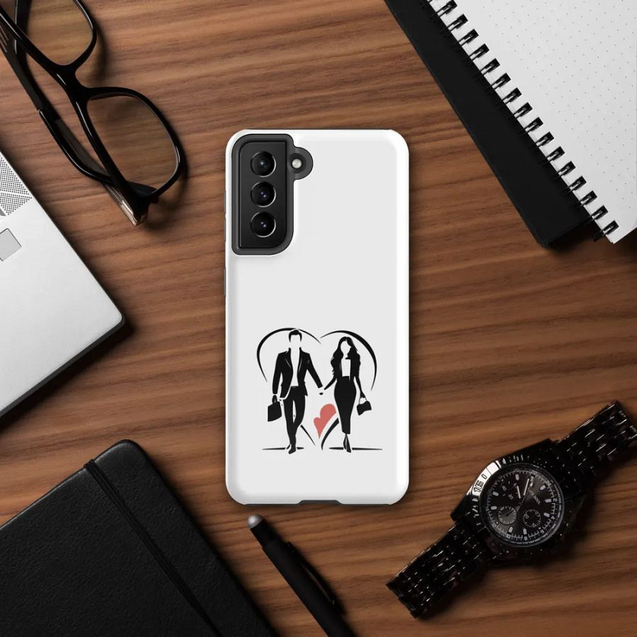 Modern Love Logo Tough Case for Samsung (White) product image (12)