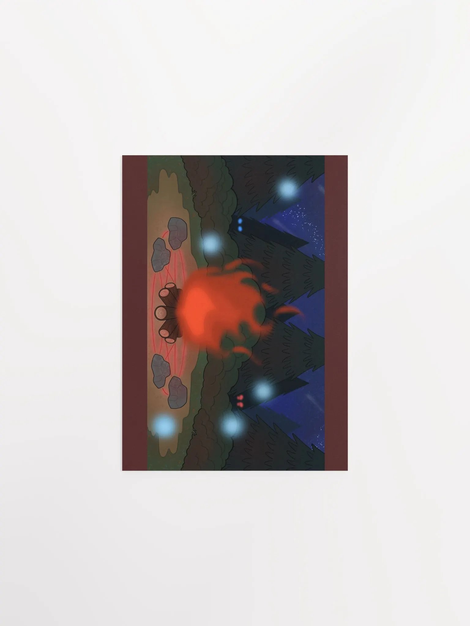 Enhanced Matte Paper Poster - Cryptid Summoning Circle - Full product image (3)