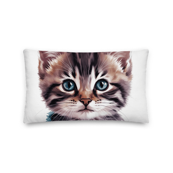 Cat Cushion/ Pillow White product image (2)