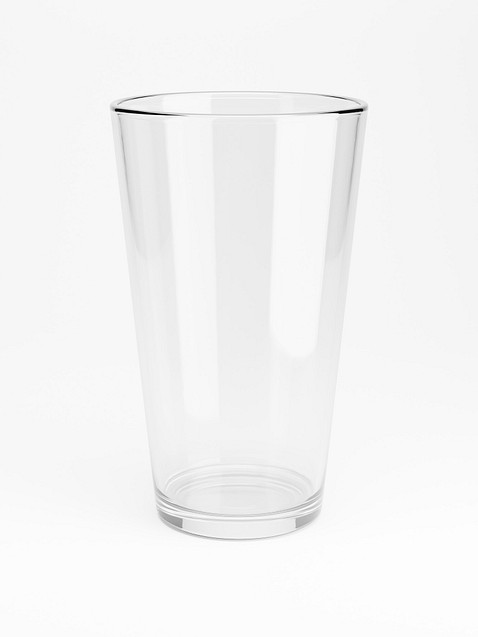 Photo showing Shaker Pint Glass