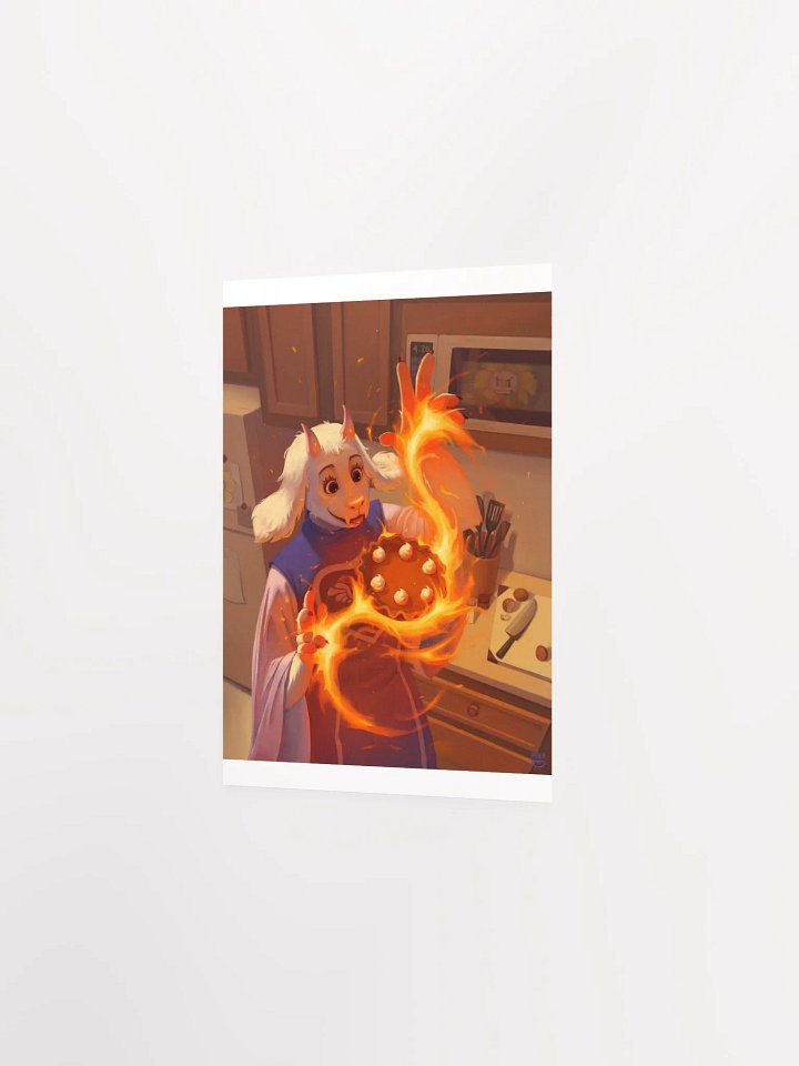 Toriel Uses Fire Magic Indoors Without Opening a Window and Gets Carbon Monoxide Poisoning and Dies Print product image (2)