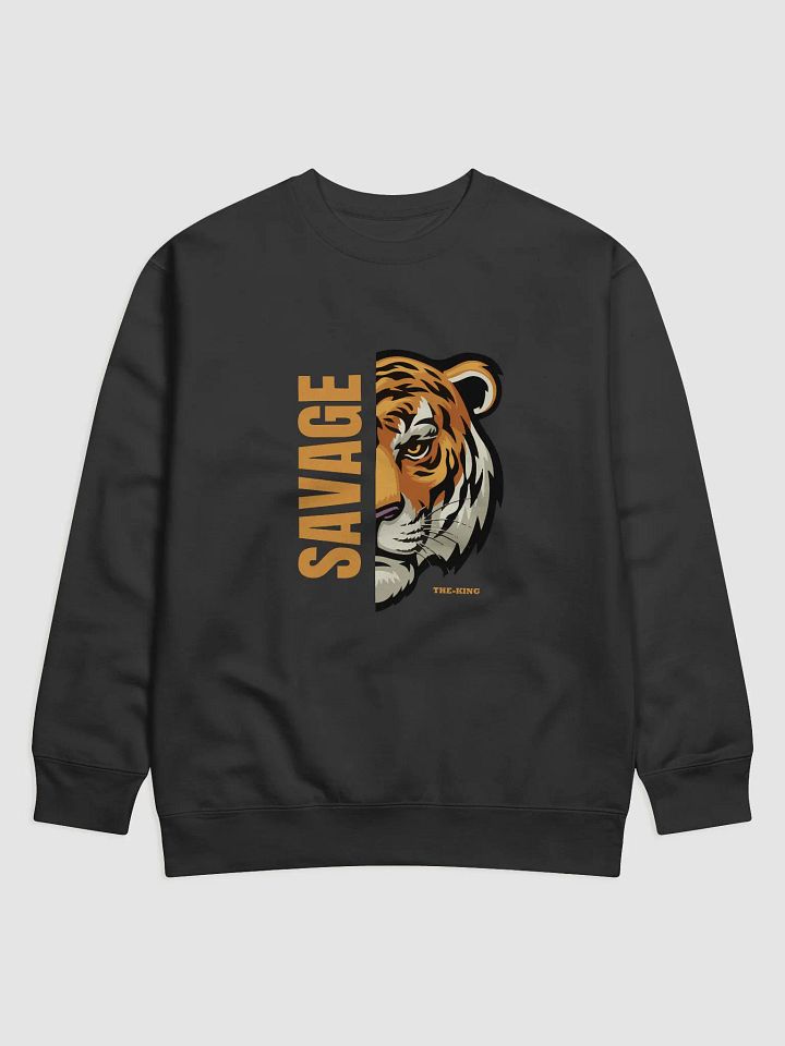 Savage Tiger Profile Premium Sweatshirt product image (1)