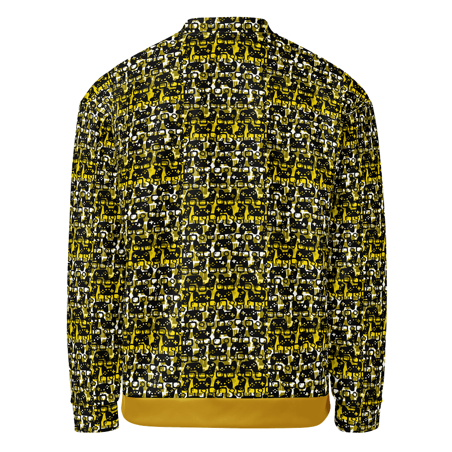Story Lover Unisex Bomber Jacket (Gold and Black) product image (3)