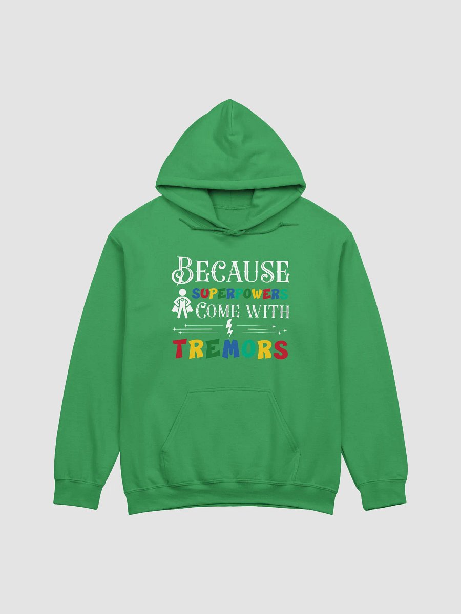 Because Superpowers Come with Tremors. Parkinson Gildan Hoodie product image (2)