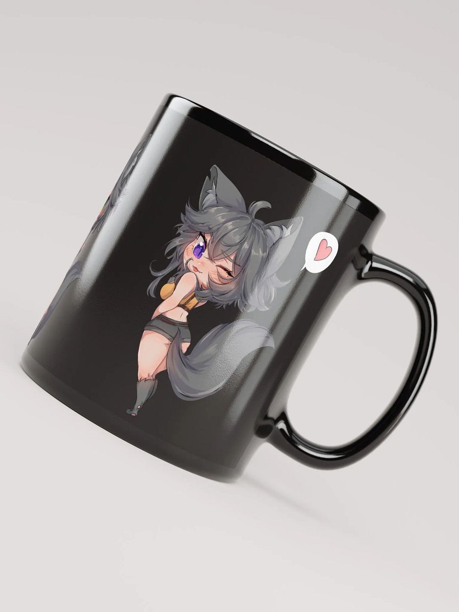 WolfcatRisi Chibi Glossy Mug (Black) product image (8)