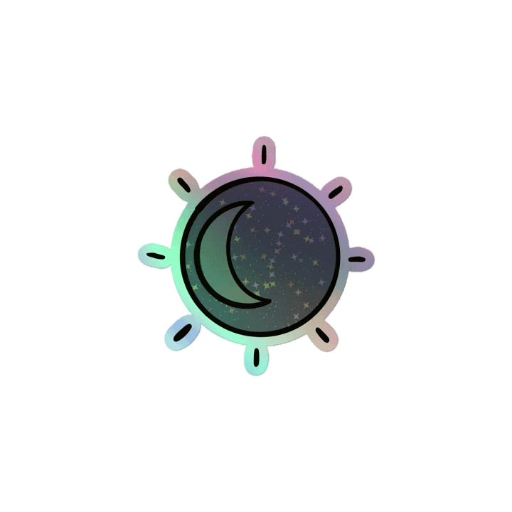Lunar Dreams Holographic Sticker Sheet product image (1)