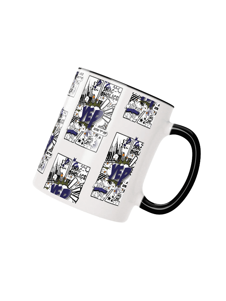 Shac-Oholics Comic Blast Mug - Dark Blue 