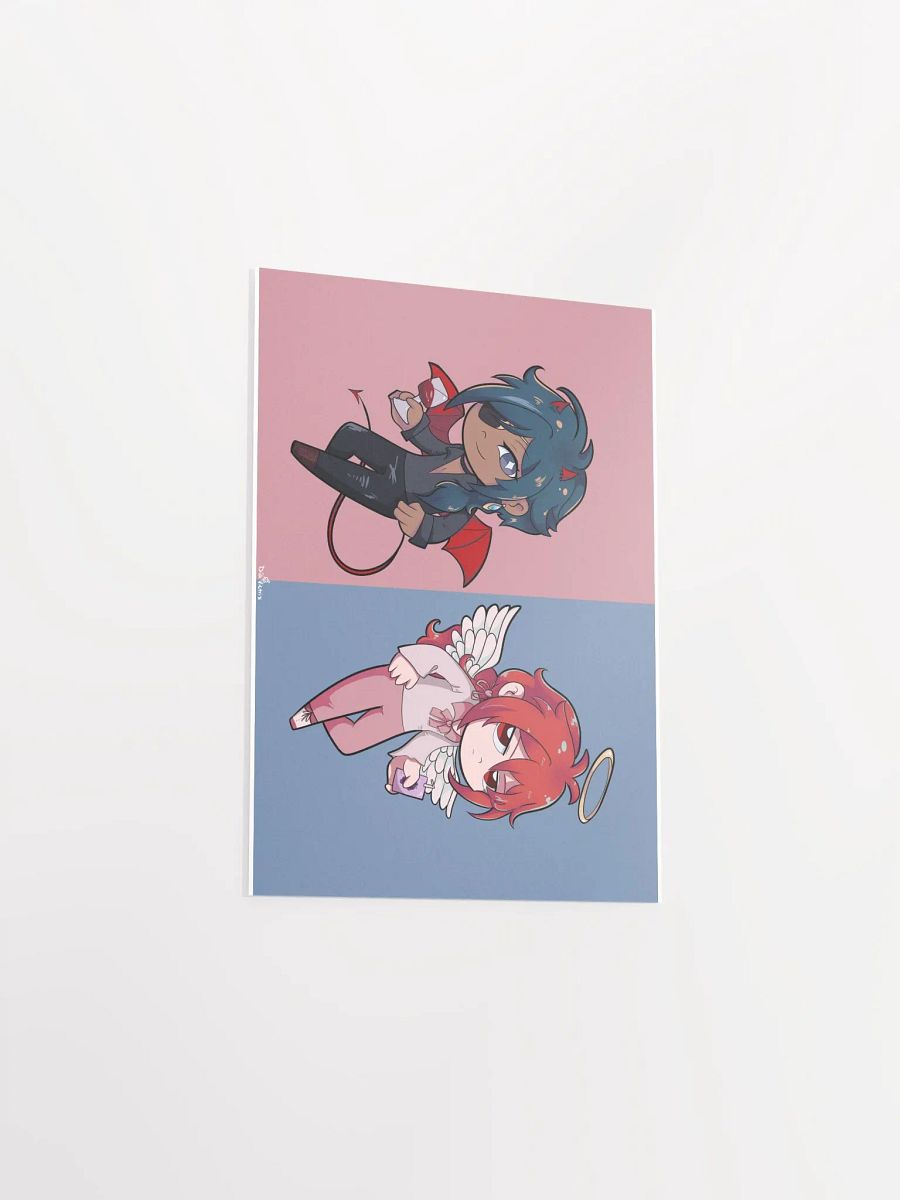 Demon Kaeya & Angel Diluc Print (Genshin Impact) product image (3)
